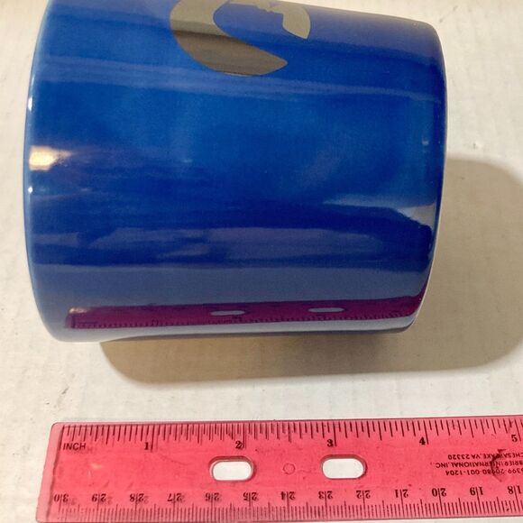 Vintage Princess Cruises Cruise Line Blue Ceramic Coffee Mug Cup Rope Handle - Picture 9 of 12